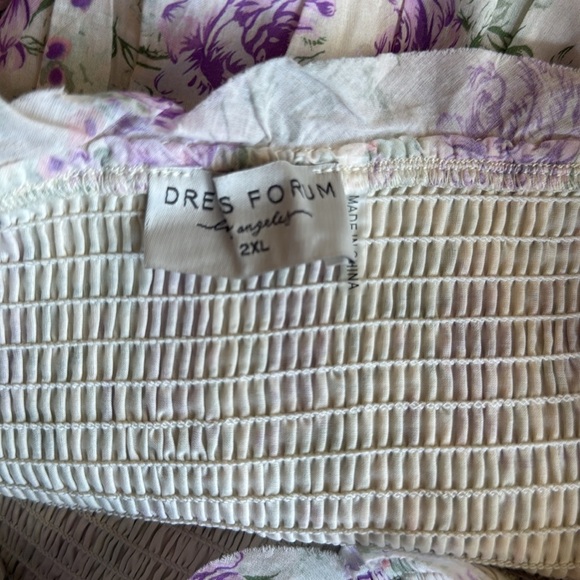 Dress Forum Floral Tiered Maxi Dress Size 2XL EUC - Picture 6 of 7